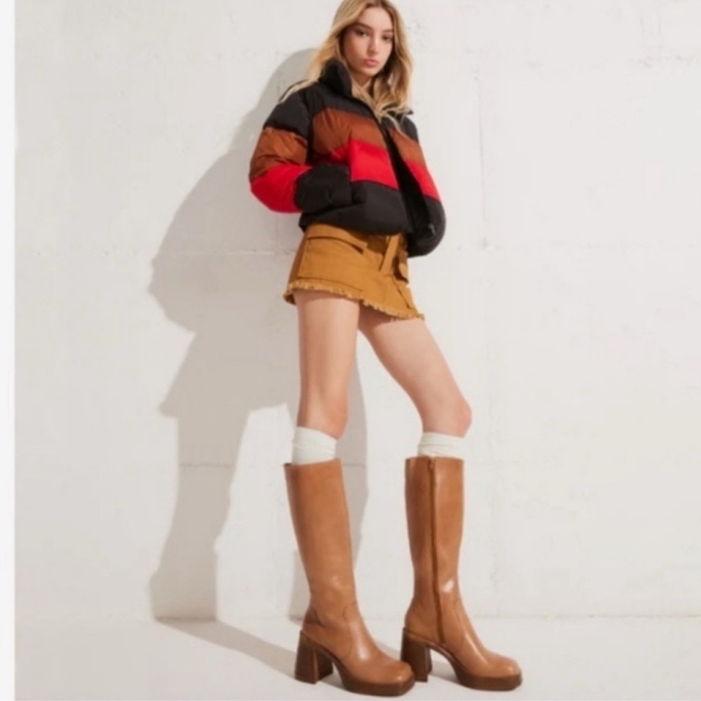 Steve Madden Tan Heeled Boots